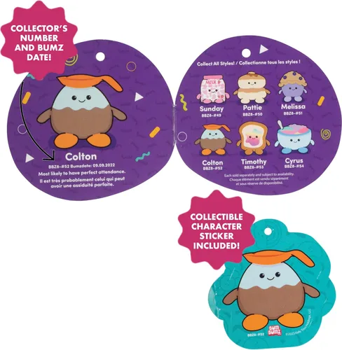 Miniatura 4 de BumBumz Cafetera Grande de 7.5 Pulgadas Peluche Sensorial con Peso - Con Licencia Oficial - Juguete de Animal de Peluche Suave, Esponjoso, Lindo