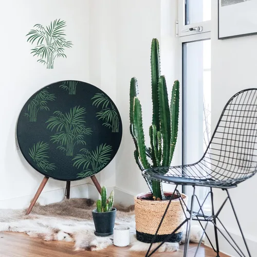 Miniatura 6 de BENECREAT Plantillas de pintura de plantas tropicales de 12 x 12 pulgadas, patrón de hojas, plantillas de dibujo de plástico reutilizables