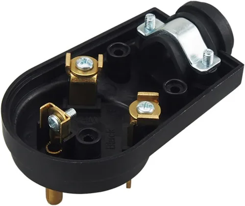 Miniatura 6 de BELOMI Enchufe RV de 30 amperios, adaptador de enchufe de repuesto resistente NEMA TT-30P, conector de alimentación eléctrica de 125 V, extremo