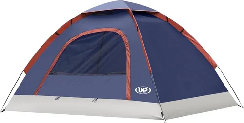 Miniatura 17 de UNP Tienda de campaña de cúpula de 6 personas para 4 estaciones, fácil de montar para acampar y senderismo, ligera y portátil, verde
