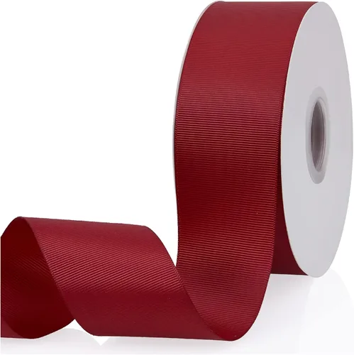 Miniatura 47 de Cinta de grogrén de doble cara de color liso azul bebé de 1-1/2 pulgadas x 50 yardas para envolver regalos, bodas, fiestas, manualidades, lazos
