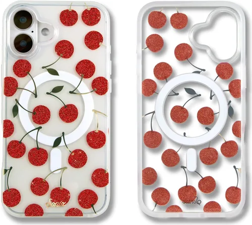 Miniatura 68 de Sonix x Sanrio - Funda para iPhone 15 Pro, compatible con MagSafe, probada en caídas de 10 pies, adivinador Kuromi