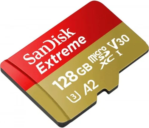 Miniatura 2 de SanDisk Tarjeta UHS I Extreme microSD de 128 GB para video 4K en teléfonos inteligentes, cámaras de acción y drones 190 MB/s de lectura, 90 MB/s