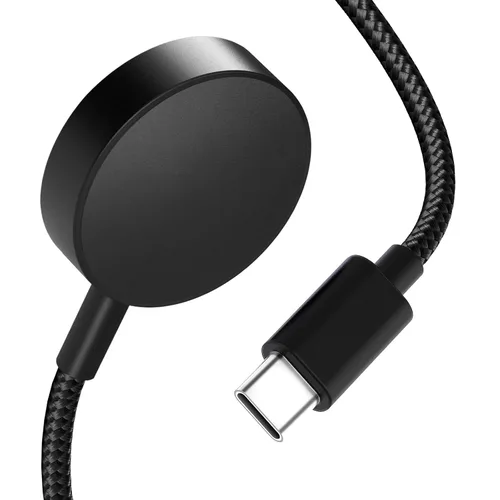 Cargador USB C para Samsung Galaxy Watch, cable de carga magnético de nailon compatible con Galaxy Watch 8/8 Classic/7/Ultra/6/6 Classic/5/5 Pro/4/4
