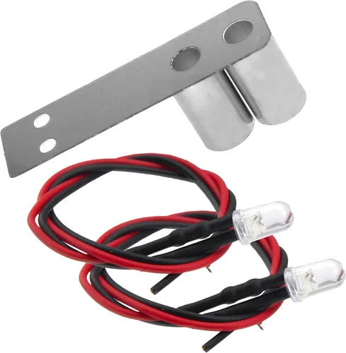 Miniatura 3 de ShareGoo - Tubo de escape de simulación de metal LED modificado compatible con Traxxas HPI HSP 94123 Sakura D4 Tamiya TT01 1/10 RC Drift Car
