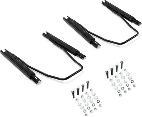 Kojem Deslizadores Universales de Asiento Riel de Montaje de Asiento, Kit de Soportes de Rieles de Bloqueo Dual Compatible con Asientos de Carreras