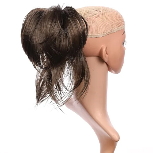 Miniatura 10 de Extensión de cabello ajustable, cola de caballo desarreglada, 12 pulgadas con pinzas, de Onedor, 10#