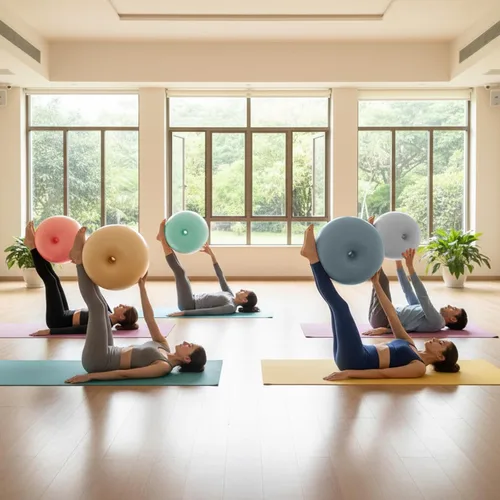 Miniatura 4 de 6 piezas de asientos flexibles para aula, sillas de pelota de yoga elementales para niños, silla de oficina inflable, entrenador de equilibrio