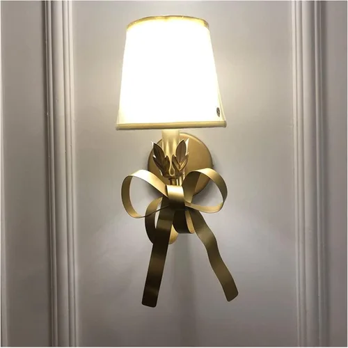 Miniatura 2 de Lámpara de pared, aplique de pared, arco de princesa, lámpara de pared estilo francés, lámpara de pared para habitación de niñas, E14, de una sola