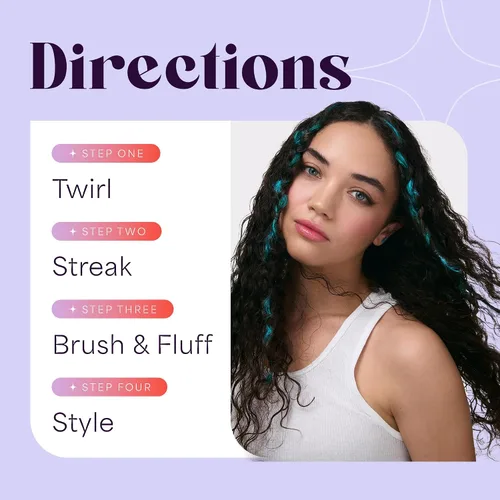 Miniatura 7 de Hally Hair Coloración Temporal de Cabello, Shade Stix (Naranja) - Accesorios de Maquillaje para Cabello para Niños, Adolescentes y Adultos - 12 ml