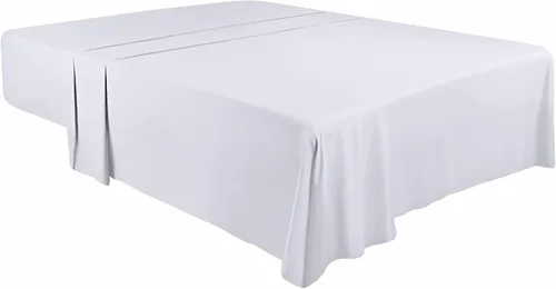 Miniatura 38 de Utopia Bedding Sábanas Planas - Paquete de 6 - Tela de Microfibra Cepillada Suave - Sábana Superior Resistente al Encogimiento y Decoloración - Gris