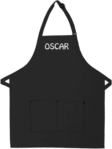 Delantal Personalizado, se puede añadir un nombre bordado al diseño, de algodón de alta calidad, fabricado en los Estados Unidos delantal, colores: