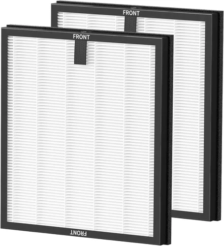 Paquete de 2 filtros de repuesto HY4866 para purificador de aire MORENTO/WESTHEY HY4866 y purificador de aire YIOU M1, filtro H13 True HEPA 3 en 1,
