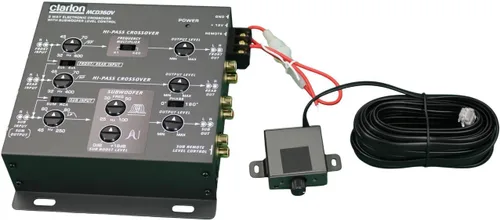 Miniatura 8 de Clarion MCD360V Entradas RCA de 3 vías y 6 canales Crossover electrónico con control remoto de nivel de subwoofer Salida de nivel ajustable