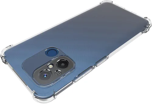 Miniatura 4 de USTIYA Funda para Redmi 12C Clear TPU Cuatro Esquinas Cubierta Protectora Transparente Suave