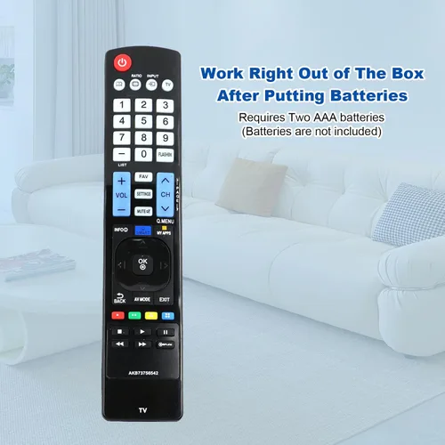 Miniatura 8 de AKB73756542 AKB73756567 Reemplazo remoto para LG Smart TV 32LN570B 32LN5750 39LN5700 42LN5700 47LN5600 47LN5700 47LN5710 50LN500 N5700 55LN5600UI