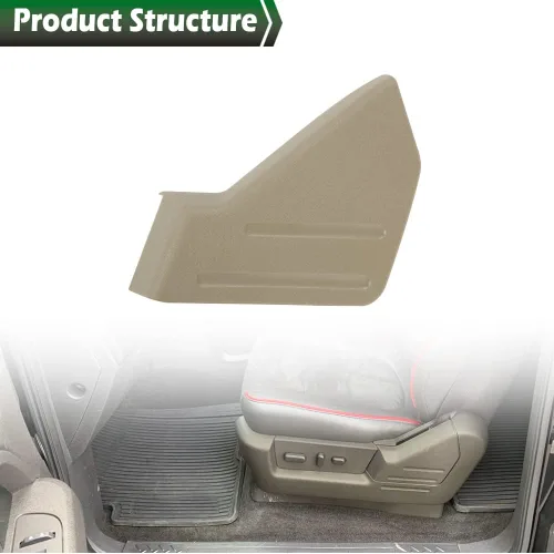 Miniatura 5 de GRAND ORANGE Cubierta exterior del asiento delantero izquierdo del lado del conductor compatible con Ford F150 Crew Cab 2009-2014, beige