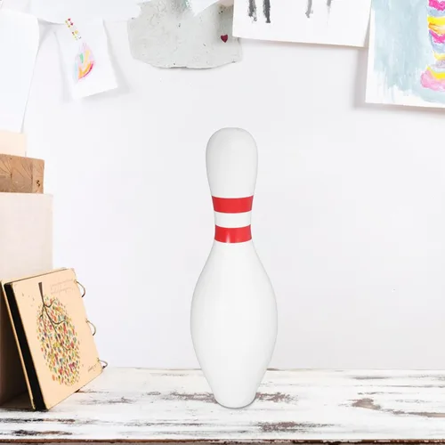 Miniatura 6 de Artibetter Hucha con forma de bolos, caja de monedas de plástico irrompible para niños, adolescentes y adultos, adorno de escritorio para el hogar