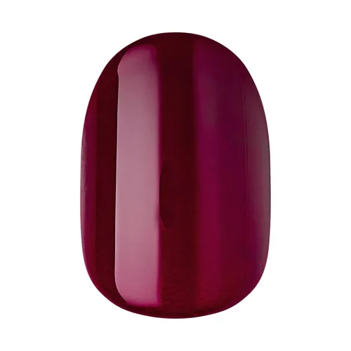 Miniatura 5 de Kiss Impress - Kit de uñas a presión sin pegamento, Over You, 30 uñas rojas para despegar y pegar, squoval corto súper delgado, acabado de gel
