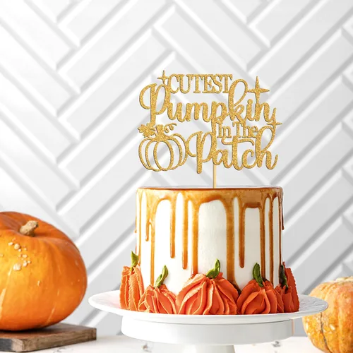 Miniatura 5 de Decoración de calabaza más linda en el parche, decoración de baby shower, baby shower de otoño, Halloween, Acción de Gracias, bebé, revelación