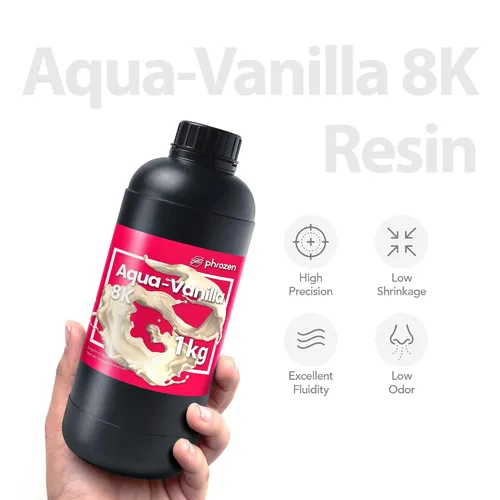 Miniatura 2 de phrozen Resina rápida para impresora 3D [Aqua-Vainilla 8K], resina fotopolímero estándar de curado UV LCD 405nm para modelos altamente detallados