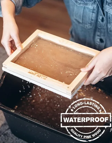 Miniatura 2 de Kit de Fabricación de Papel A5 Impermeable Su Jae Paper: Kit de Arte Moderno para Adultos y Niños con Instrucciones en Vídeo