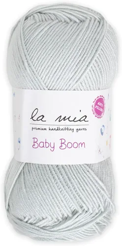 Miniatura 10 de 1 madeja La Mia Baby Boom, hilo acrílico 100% antipilling para tejer y ganchillo para tejer y ganchillo, 3.53 oz (3.5 onzas) / 820.2 ft