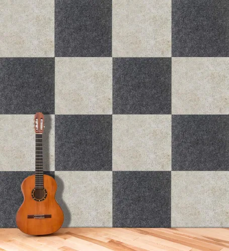 Miniatura 7 de BXI Paneles acústicos gruesos que absorben el sonido, paquete de 12 paneles acústicos densos de 12 x 12 x 0.5 pulgadas, paneles de sonido que