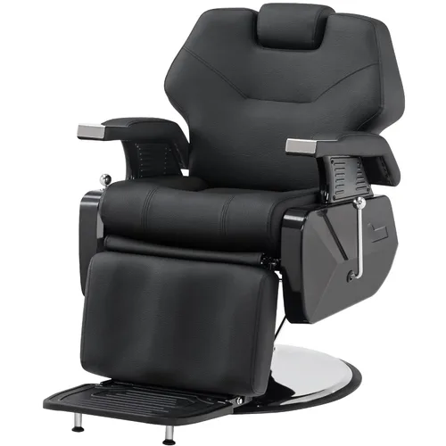 BarberPub Silla de peluquería reclinable hidráulica resistente clásica moderna y resistente, multiusos para salón de belleza, spa, barbería, equipo