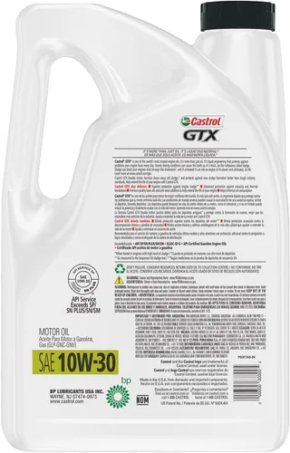 Miniatura 3 de Castrol Aceite de motor convencional GTX 10W-30, 5 cuartos de galón, paquete de 2