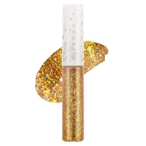 Miniatura 10 de Sombra de ojos y delineador de ojos con purpurina líquida, aspecto de ojos con purpurina metálica, impermeable, de larga duración y de secado #02