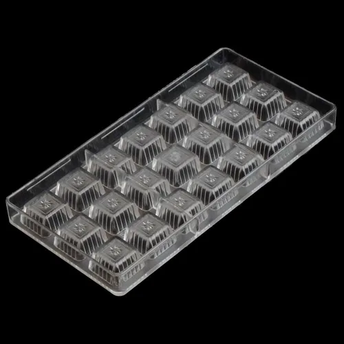 Miniatura 3 de Molde de policarbonato para chocolate, molde de caramelo de bricolaje, utensilios para hornear de plástico duro transparente, herramientas de 1