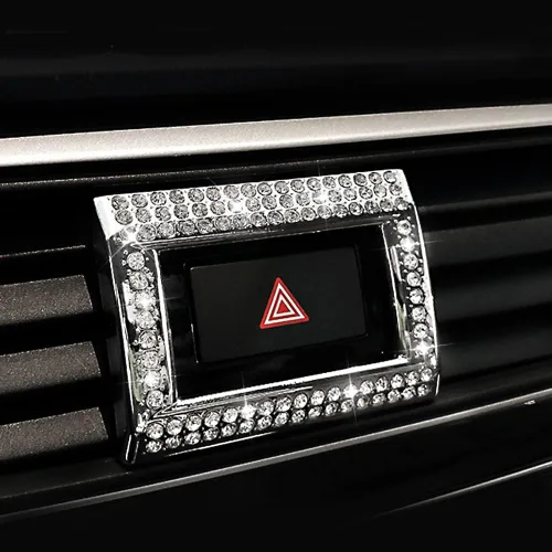 Miniatura 4 de Calcomanía brillante para cubierta de botón de advertencia de peligro compatible con Honda Civic/Accord de 10ª generación (2018-2022)