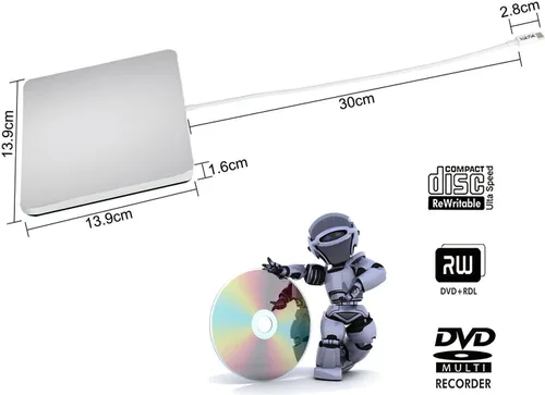 Miniatura 5 de USB-C Superdrive - Lector externo de DVD/CD y grabadora de DVD/CD para Apple-MacBook Air/Pro/iMac/Mini/MacBook Pro/ASUS/ASUS/DELL Latitude