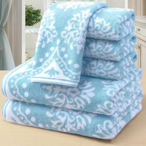 Miniatura 22 de Paños de lavado de algodón para ducha (6 piezas, 13 x 13 pulgadas), de secado rápido, gruesos, absorbentes, toallas faciales suaves para baño, juego