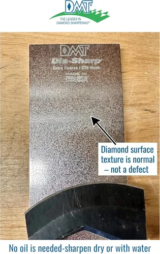 Miniatura 5 de DMT D8C Dia-Sharp Piedra de Banco, Afilador de Cuchillos de Diamante, Grueso (325), Afilado Plano, Afilador de Cuchillos Antideslizante, Fabricado