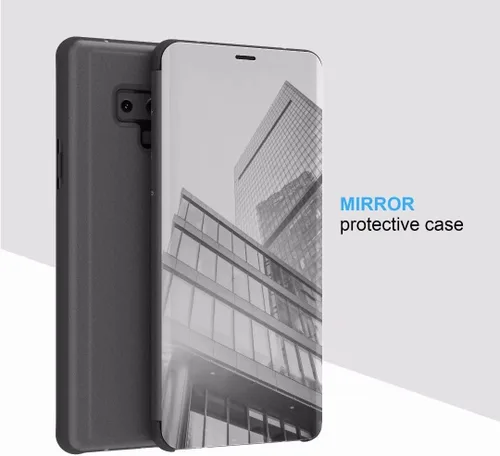 Miniatura 6 de Funda inteligente para Galaxy S22 Ultra Sleep/Wake Window's View Design Flip 360 de cuerpo completo protector de pantalla integrado delgado y duro