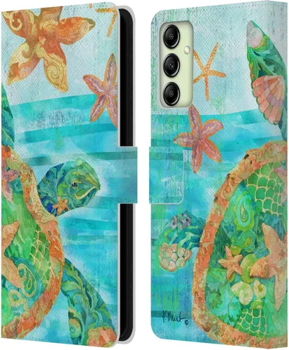Miniatura 11 de Head Case Designs Officially Licensed Paul Brent Agate Mermaid Coastal Leather Wallet Case Compatible with Samsung Galaxy A14 5G