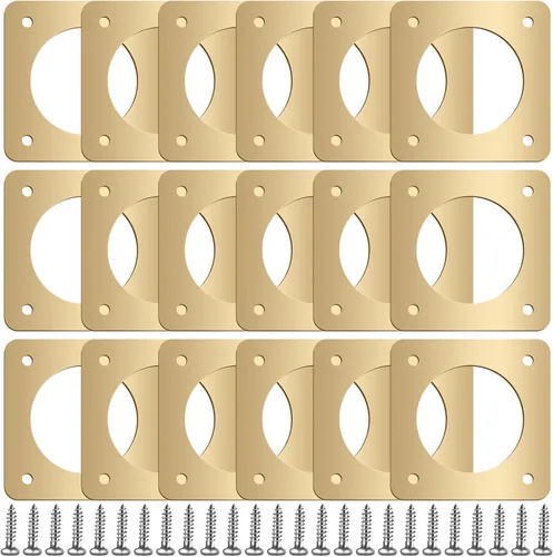 Hotop 18 piezas de 1 1/4 pulgadas de apertura de metal para pájaros, protector de agujero de casa de pájaros, protector de agujero con protector