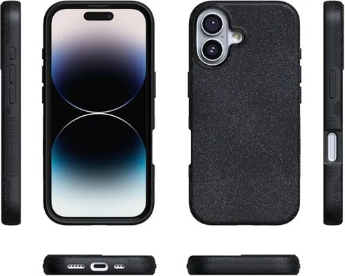Miniatura 7 de Casely Funda para iPhone 17 Ónix de medianoche Negro brillante Compatible con MagSafe Diseño protector audaz Ónix de medianoche Black