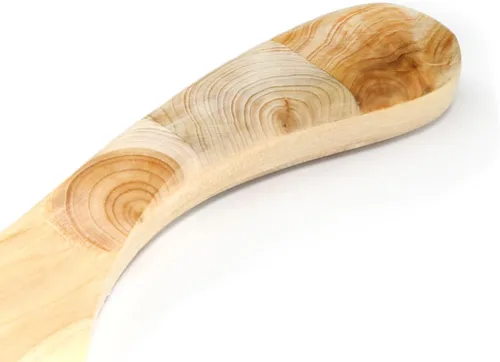 Miniatura 4 de Saaremaa Nordic Art Store - Cuchillo de mantequilla de madera de enebro hecho a mano con mango de mosaico