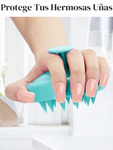 Miniatura 4 de HEETA Masajeador de cuero cabelludo para el crecimiento del cabello, cepillo de champú exfoliante de silicona suave para el cuero cabelludo, cepillo