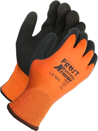 LX799 - Guantes de trabajo aislados impermeables, guantes para congelador, guantes térmicos de trabajo de invierno, clima frío, agarre firme