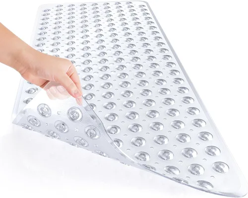Miniatura 13 de AmazerBath Alfombra de baño antideslizante para bebé, tapete de baño infantil de dibujos animados para bañera, 40 x 16 pulgadas, tamaño completo