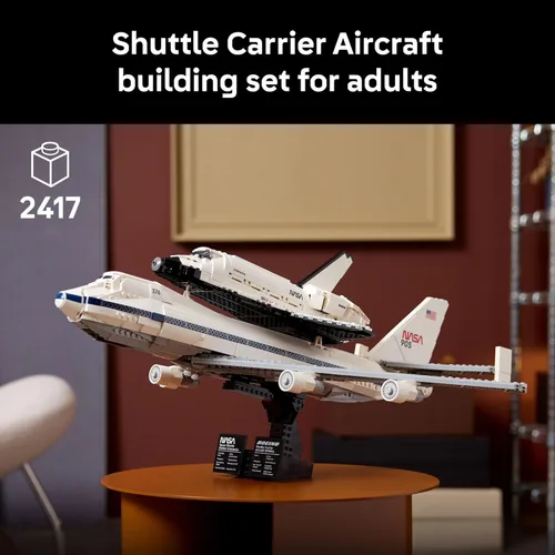 Miniatura 2 de LEGO Icons Shuttle Carrier Aircraft - Juego de construcción de aviones para adultos, modelo de nave espacial y avión para adultos, a partir de 18