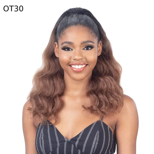 Miniatura 3 de FreeTress Equal Wig Cola de caballo Natural Me Natural Onda suelta (2)
