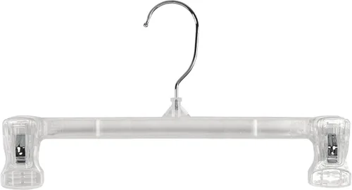 Miniatura 12 de NAHANCO 6010B - Percha de plástico para falda/holgura, 10 pulgadas, color negro (paquete de 200)