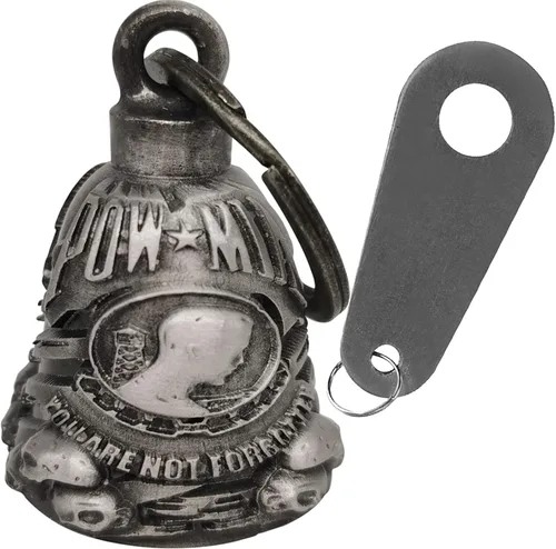 Miniatura 14 de Dream Apparel Campana de motocicleta Guardian Angel Drive Away Gremlin, campana de motociclista para hombres y mujeres, regalo de buena suerte Águila
