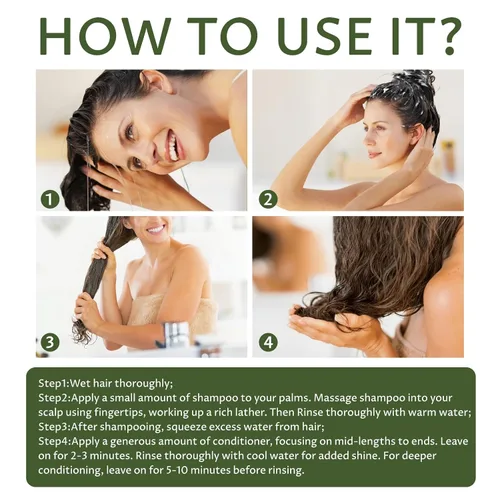 Miniatura 5 de Batana - Juego de champú y acondicionador para el crecimiento del cabello, extractos naturales para todo tipo de cabello, reduce el encrespamiento
