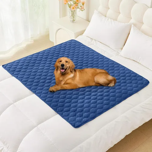 Miniatura 21 de Smiry Funda Impermeable para Cama de Perro, Manta Suave Reversible para Mascotas, Lavable a Prueba de Fugas para Gatos y Perros, Funda para Sofá